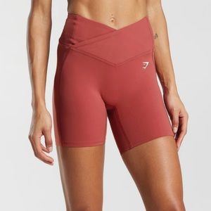 Gymshark Pomegranate Crossover Shorts